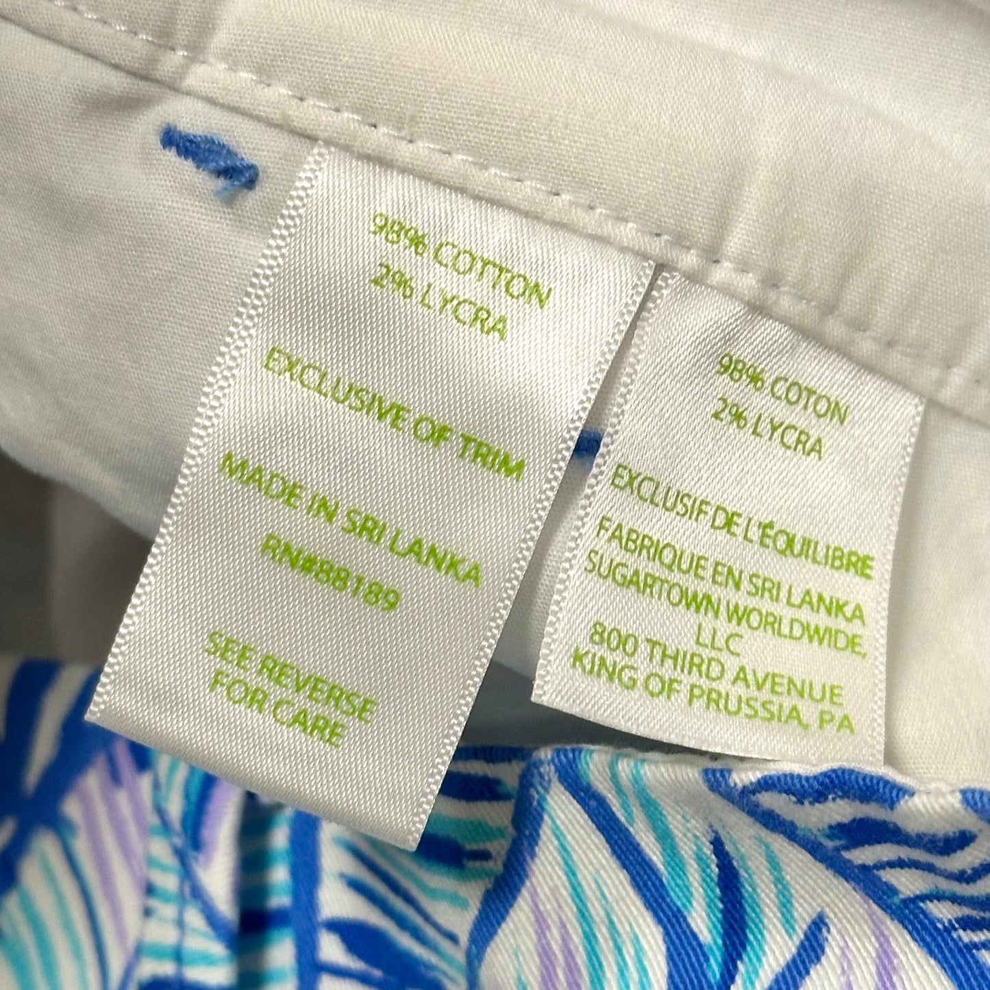 Shorts Designer By Lilly Pulitzer In Blue, Size: 2