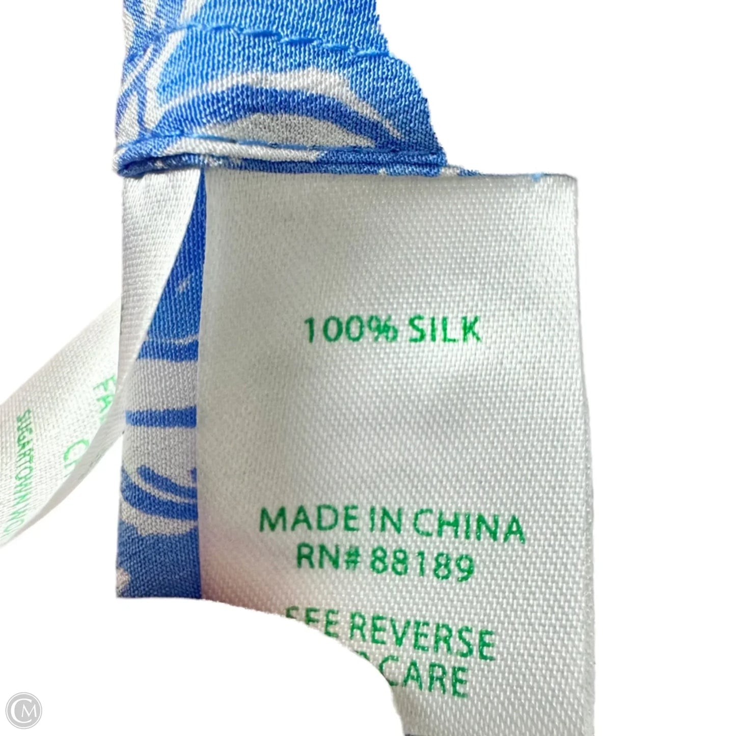 Top Long Sleeve Designer By Lilly Pulitzer In Blue & White, Size: Xs