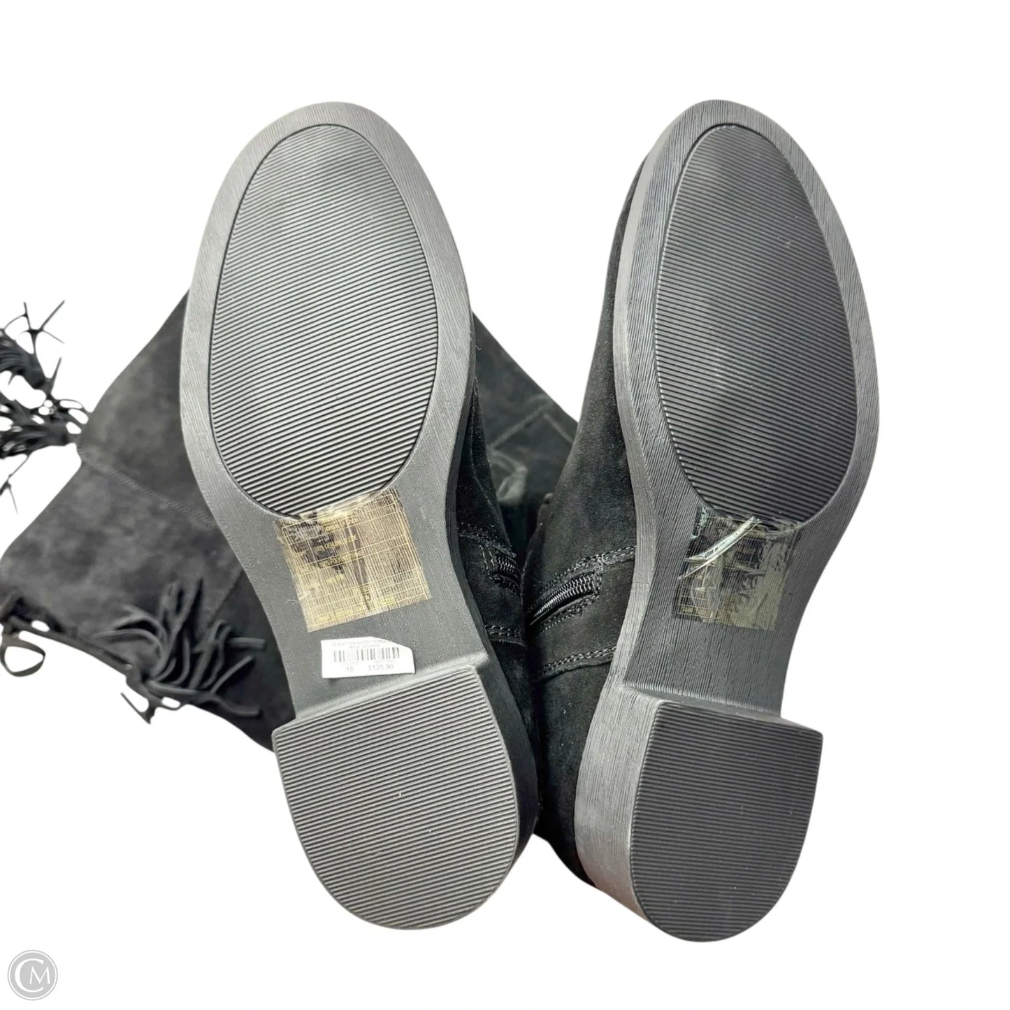 Boots Over-the-knee Flats By Torrid In Black, Size: 10