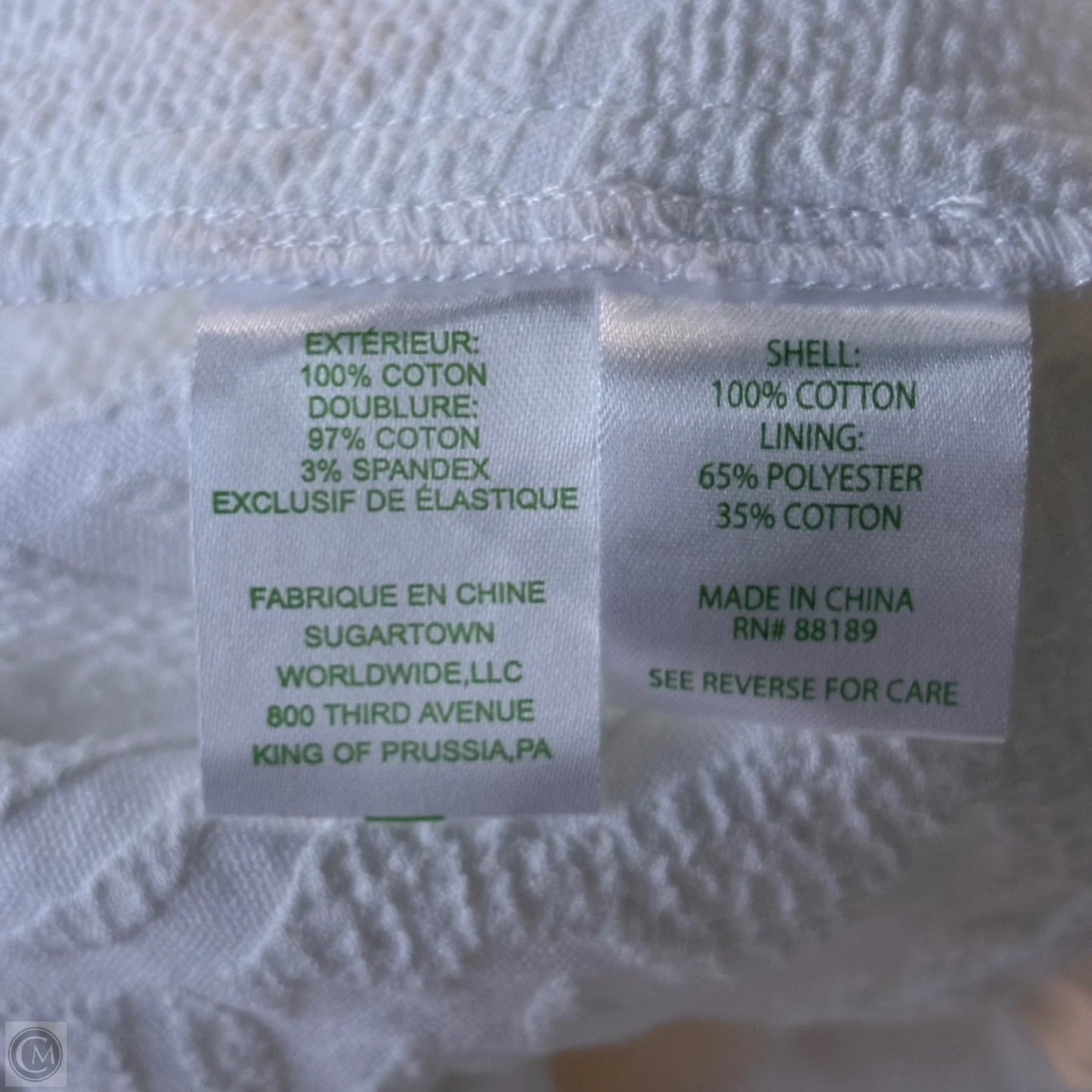 Romper Designer By Lilly Pulitzer In White, Size: L