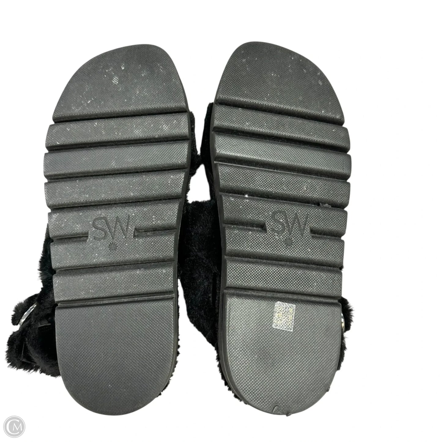 Sandals Designer By Stuart Weitzman In Black, Size: 9.5