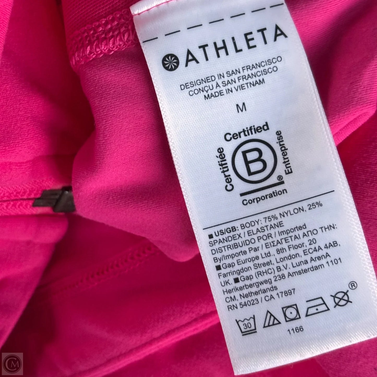 Athletic Jacket By Athleta In Pink, Size: M