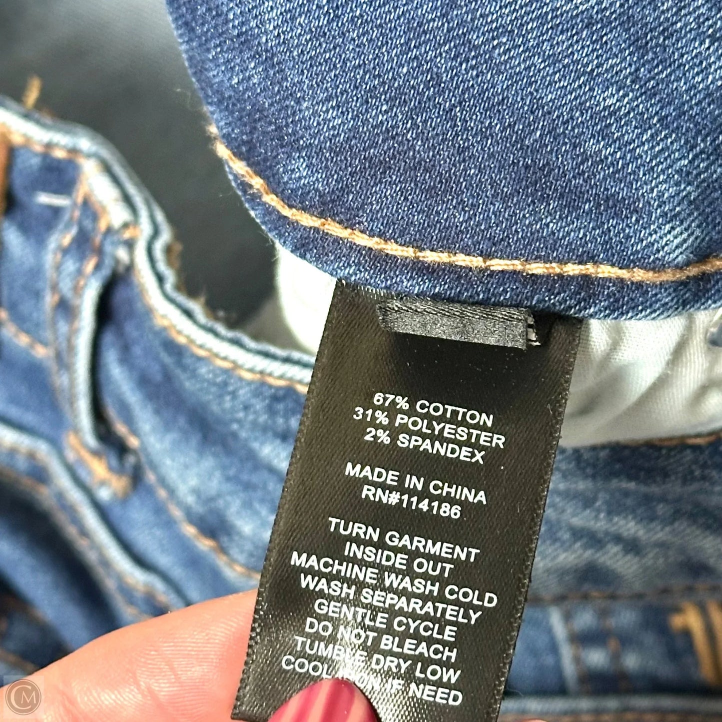 Jeans Designer By Frye In Blue Denim, Size: 6