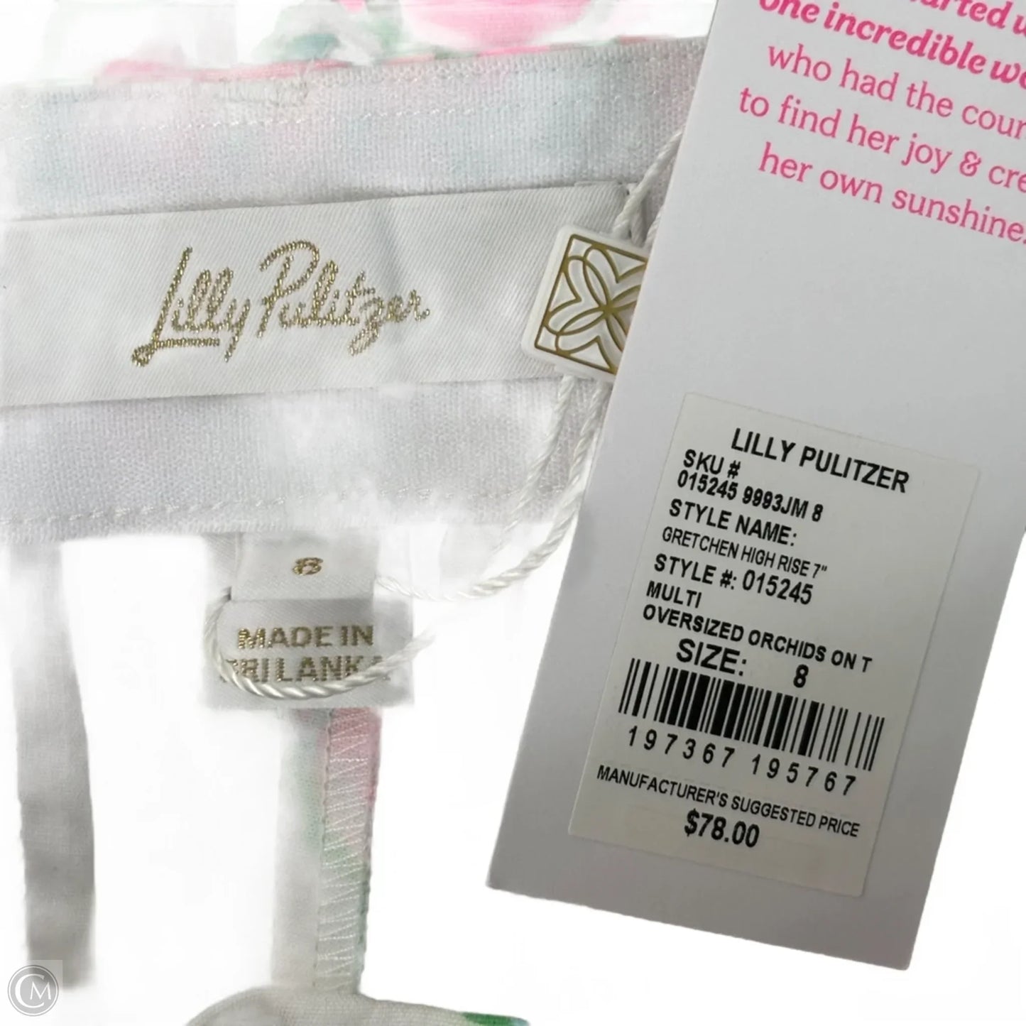 Shorts Designer By Lilly Pulitzer In Floral Print, Size: 8