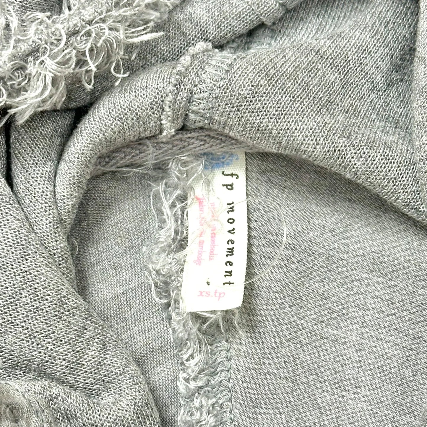 Sweatshirt Hoodie By Free People In Grey, Size: Xs