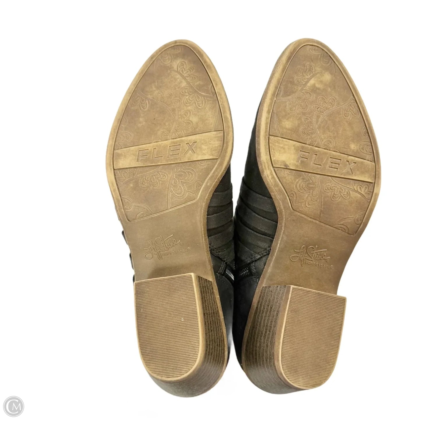 Boots Ankle Flats By Life Stride In Black, Size: 8