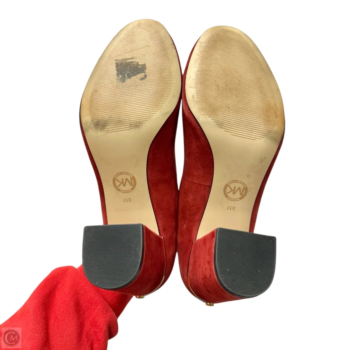 Shoes Heels Block By Michael By Michael Kors In Red, Size: 8