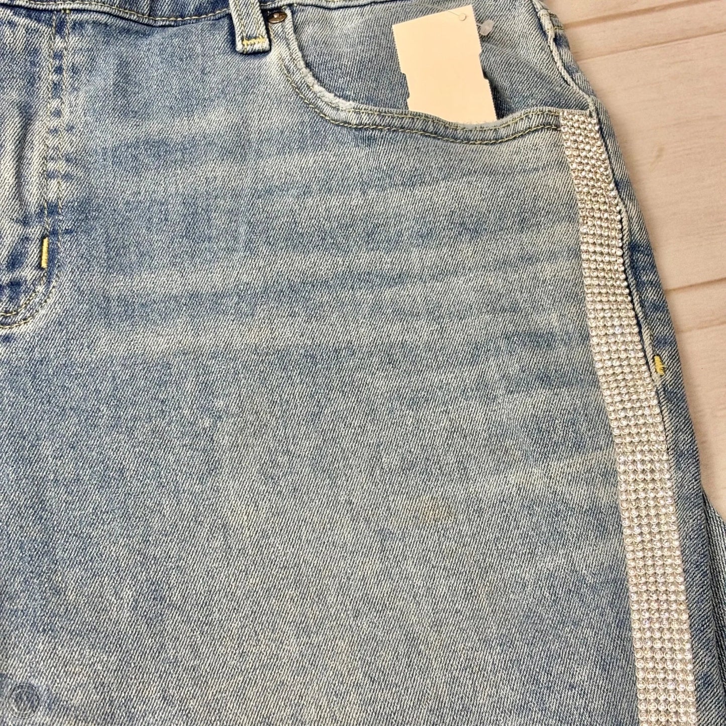 Jeans Straight By Lane Bryant In Blue Denim, Size: 16