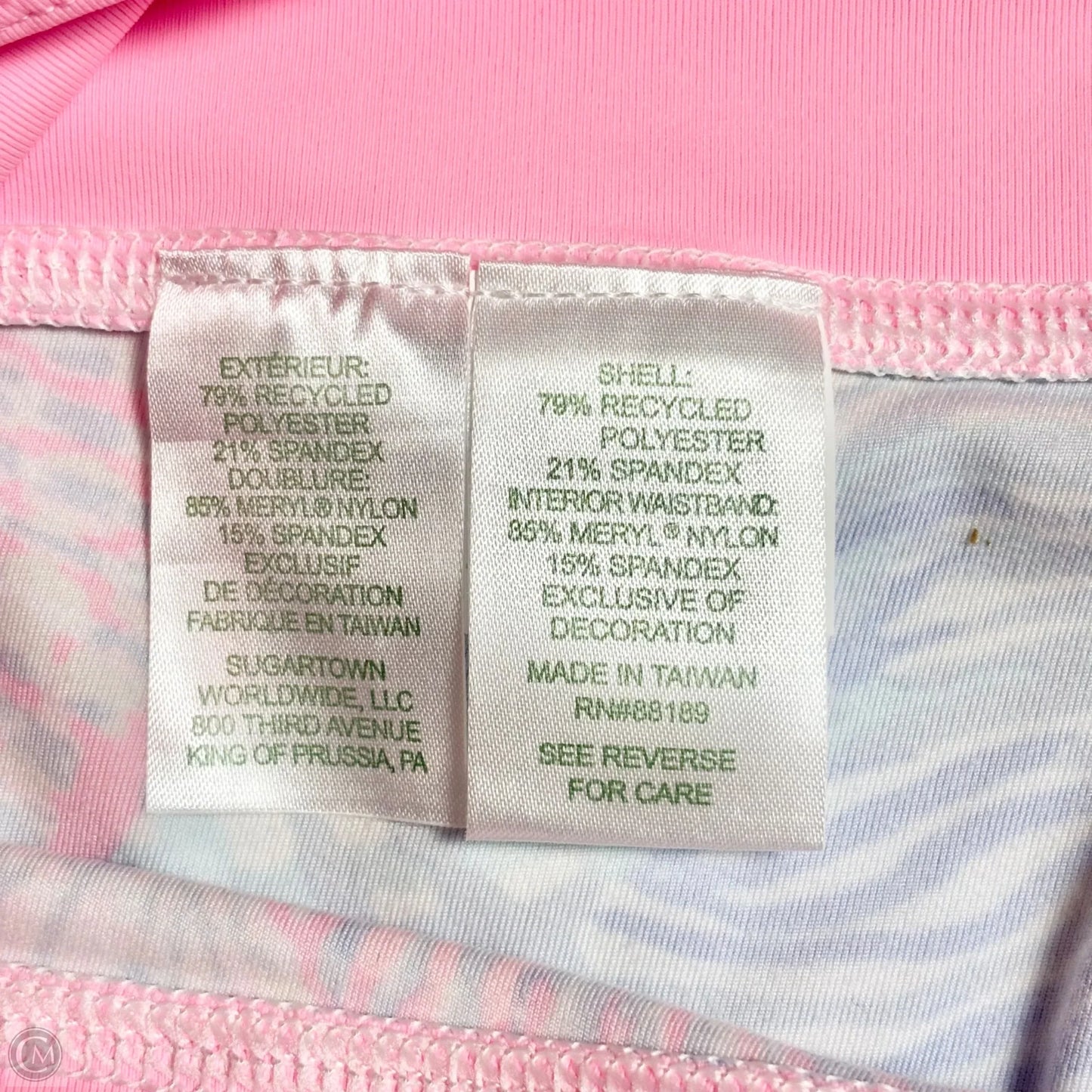 Pants Designer By Lilly Pulitzer In Pink & White, Size: L