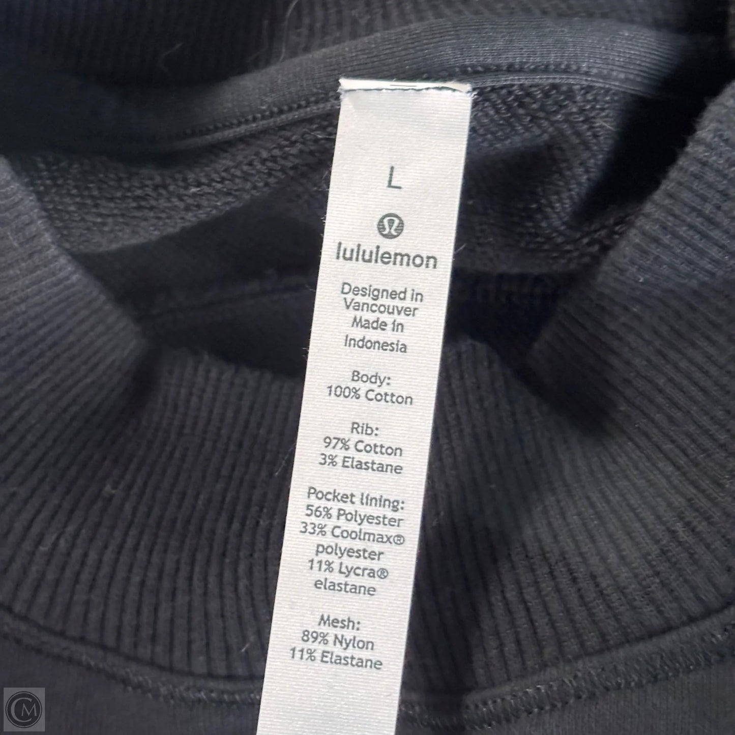 Athletic Dress By Lululemon In Black, Size: L