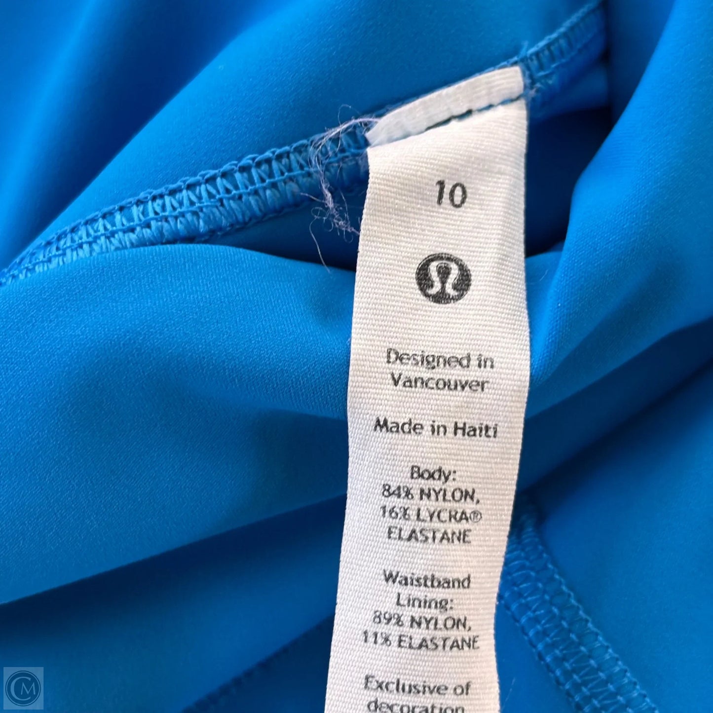 Athletic Capris By Lululemon In Blue, Size: M