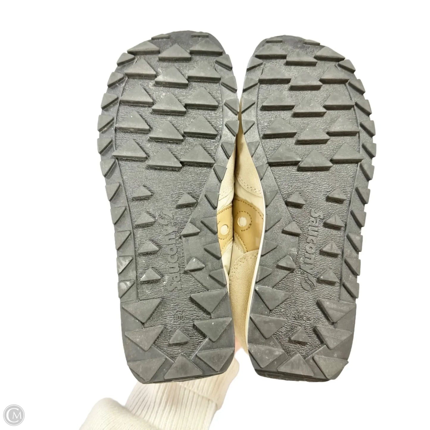 Shoes Sneakers By Saucony In Brown & Cream, Size: 8.5