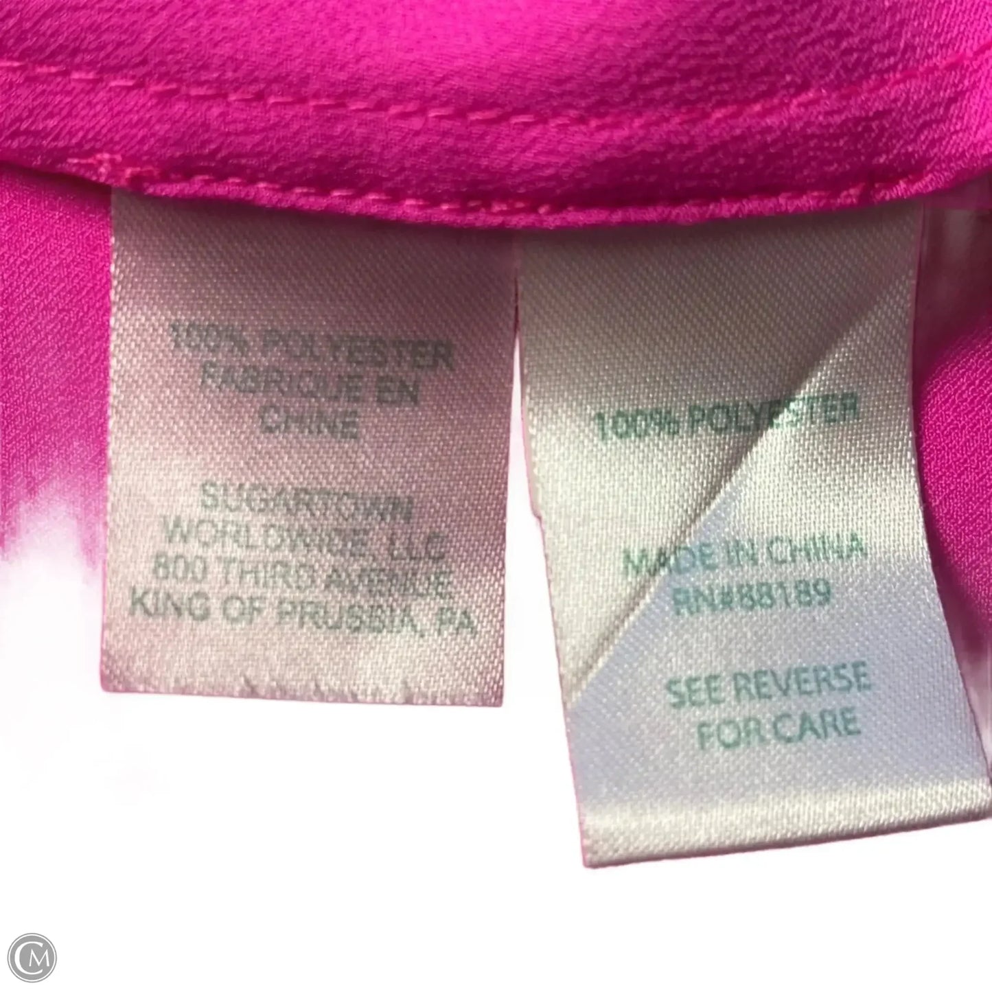 Top 3/4 Sleeve Designer By Lilly Pulitzer In Pink, Size: Xs