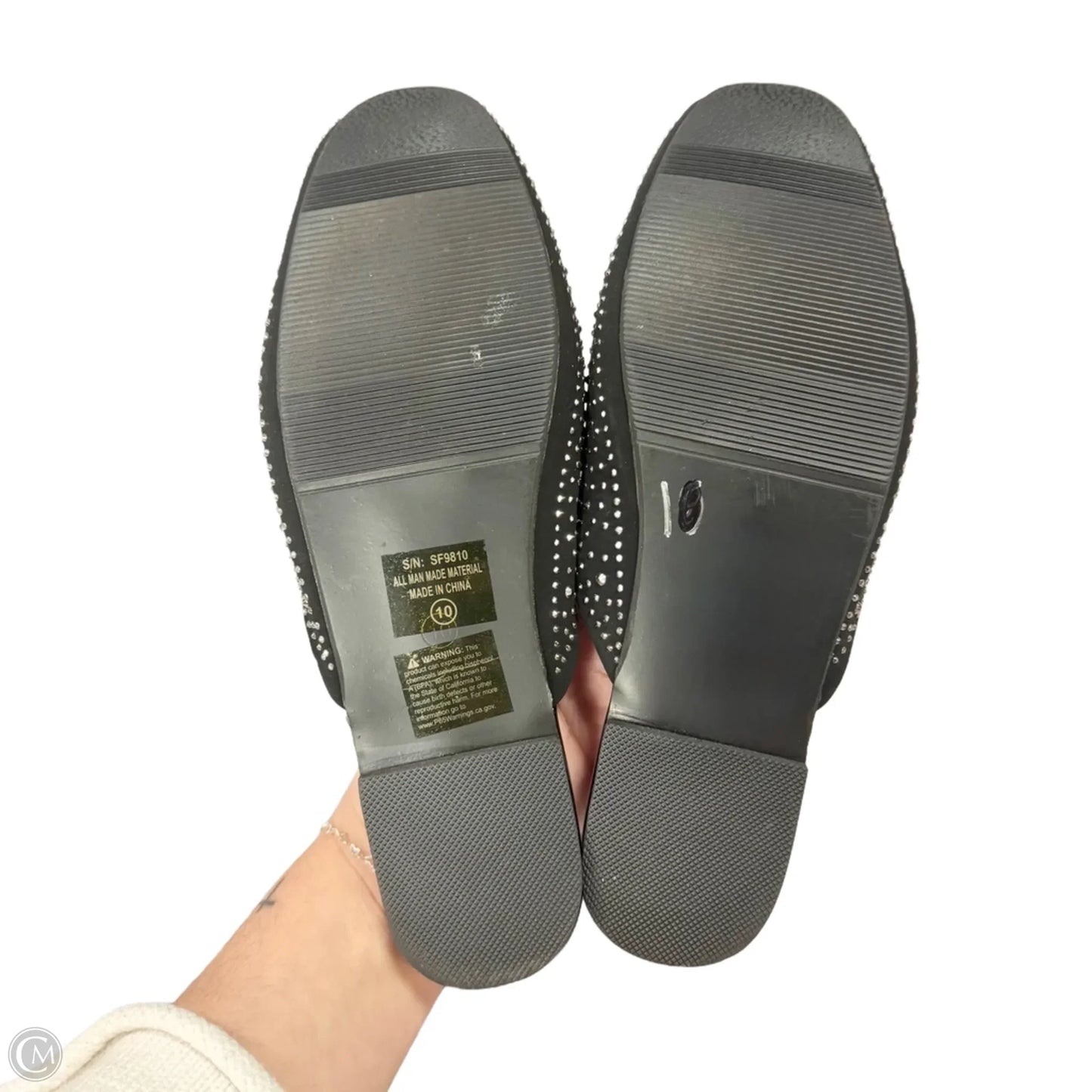 Shoes Flats By Atalina In Black, Size: 10