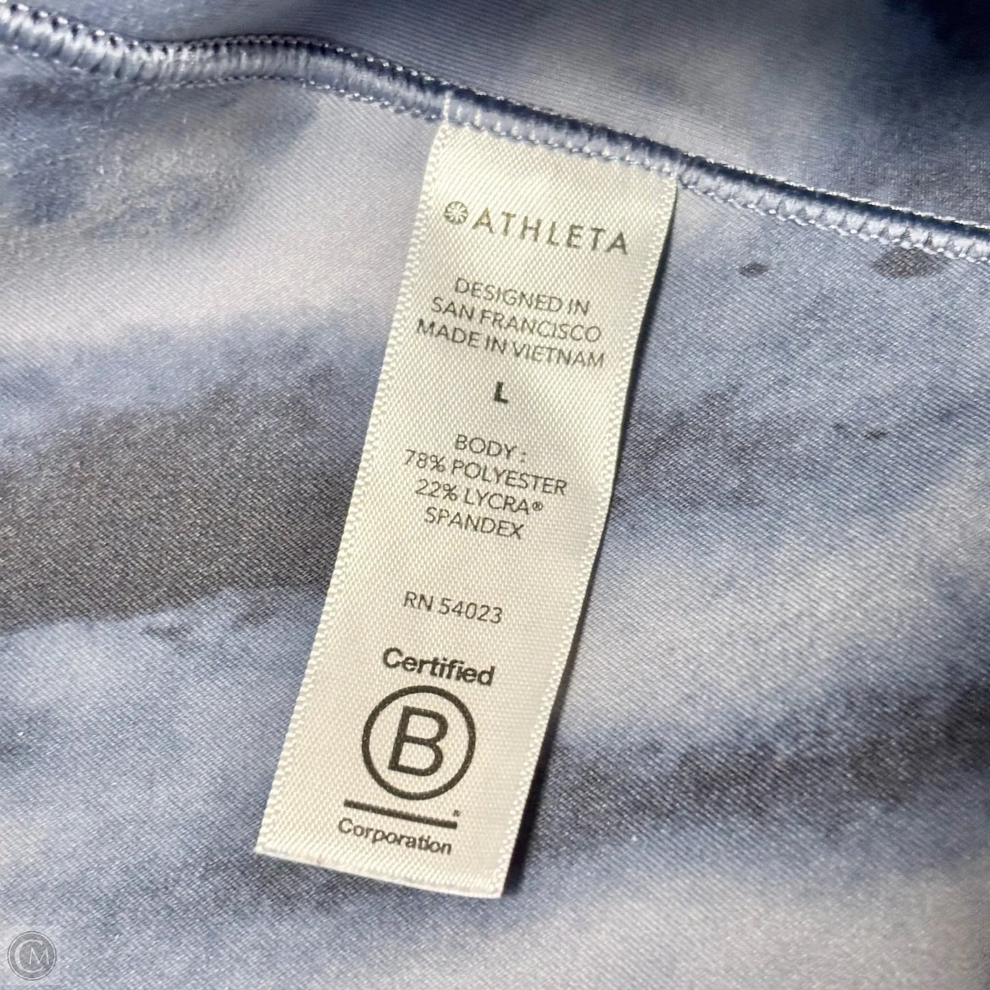 Athletic Leggings By Athleta In Blue, Size: L