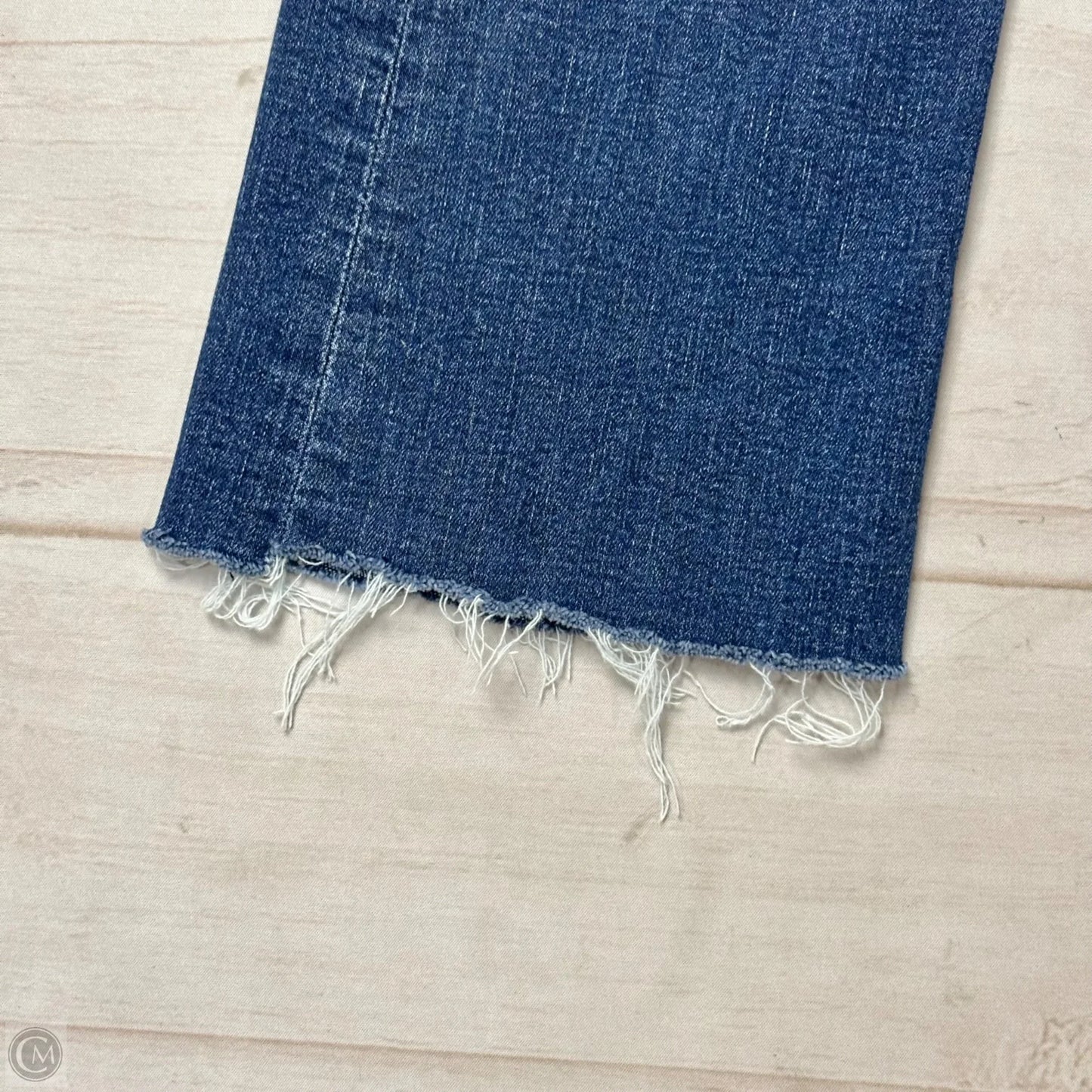 Jeans Boot Cut By Mother In Blue Denim, Size: 4