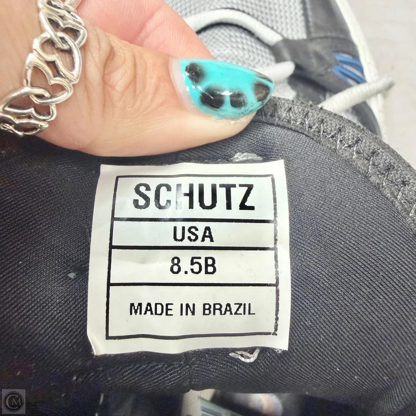 Shoes Athletic By Schutz In Blue & Red & White, Size: 8.5