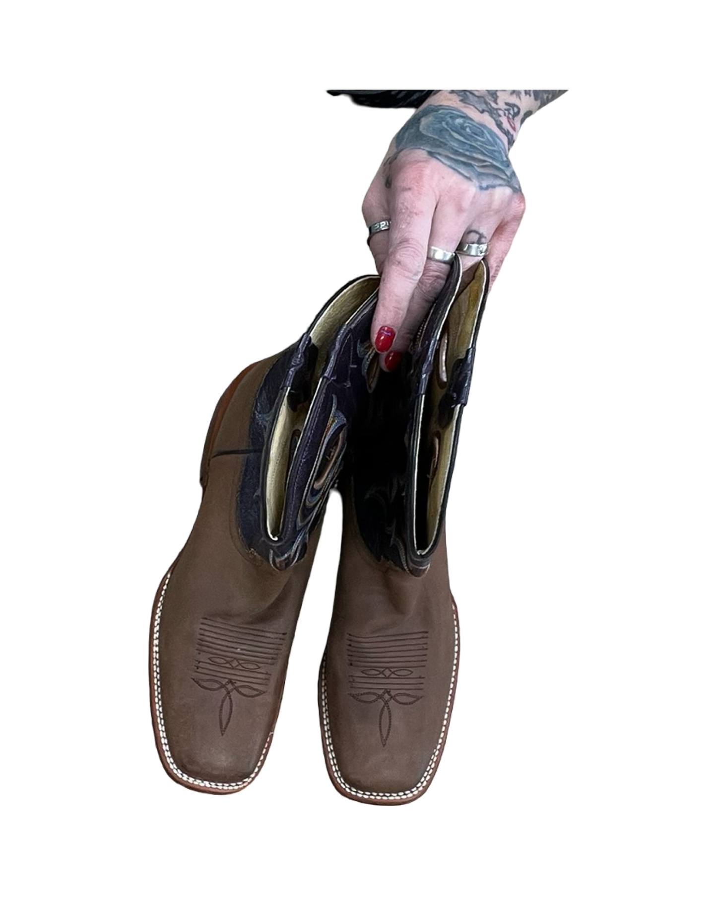 Boots Western By Clothes Mentor In Brown, Size: