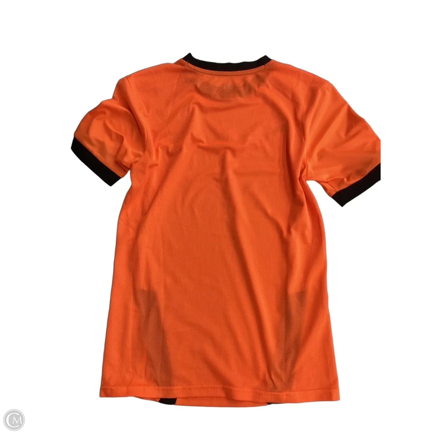 Athletic Top Short Sleeve By Puma In Orange, Size: S