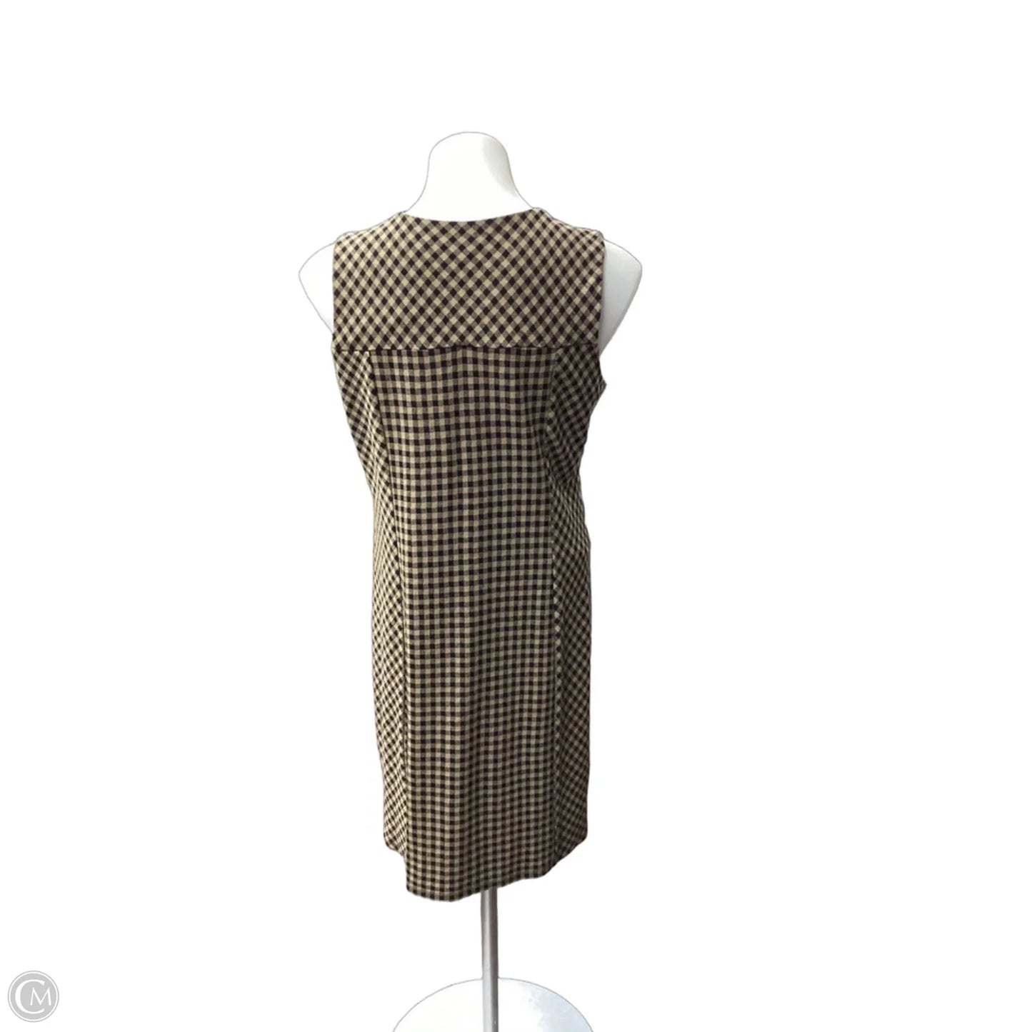 Dress Casual Midi By J. Jill In Checkered Pattern, Size: S