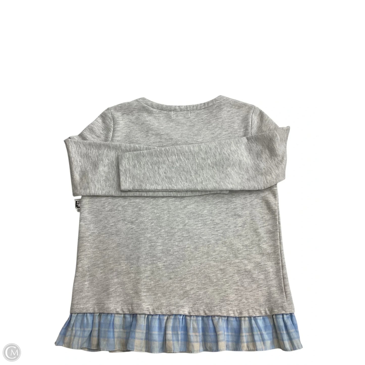 Sweatshirt Crewneck By Vineyard Vines In Blue & Grey, Size: S