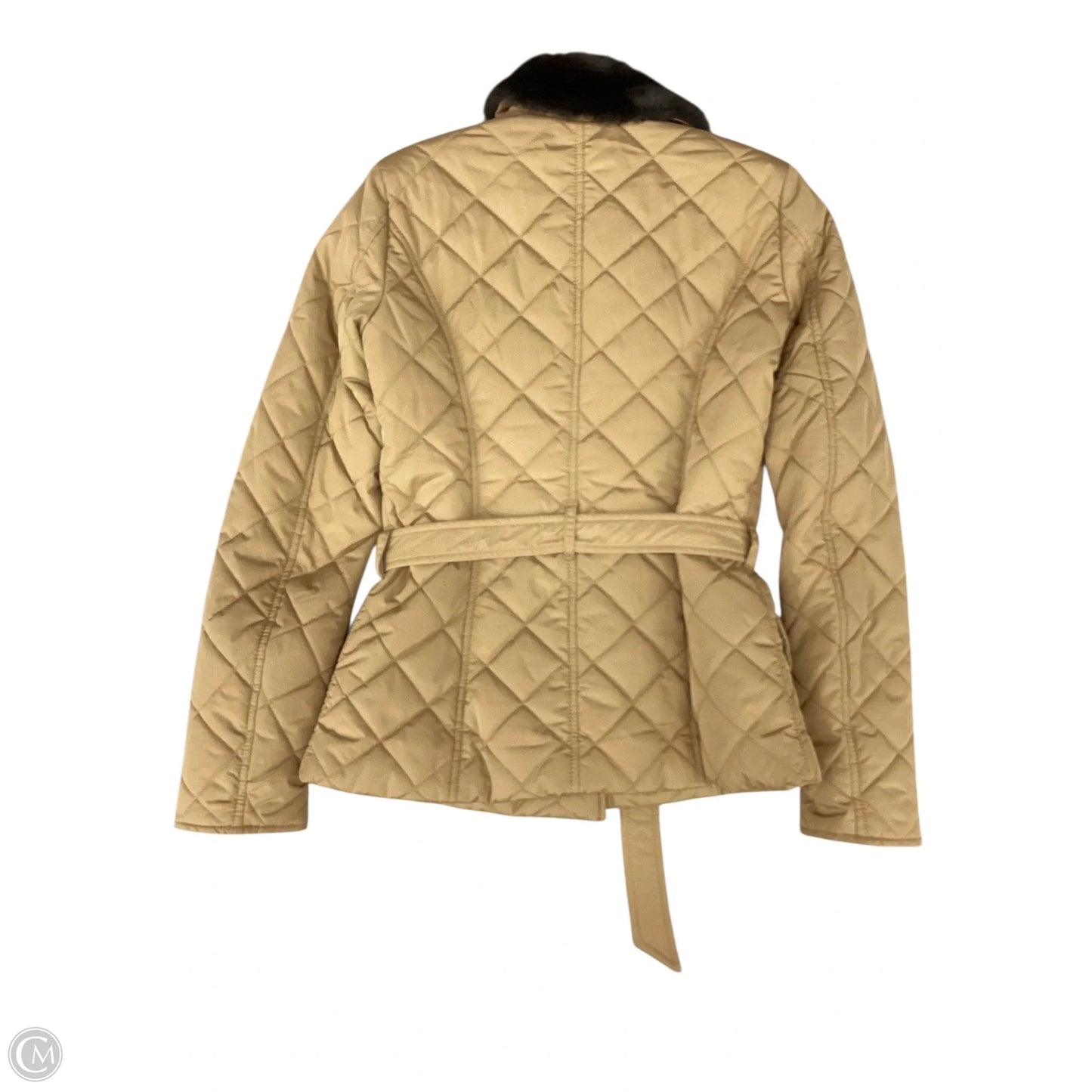 Coat Puffer & Quilted By Tommy Hilfiger In Tan, Size: Xs