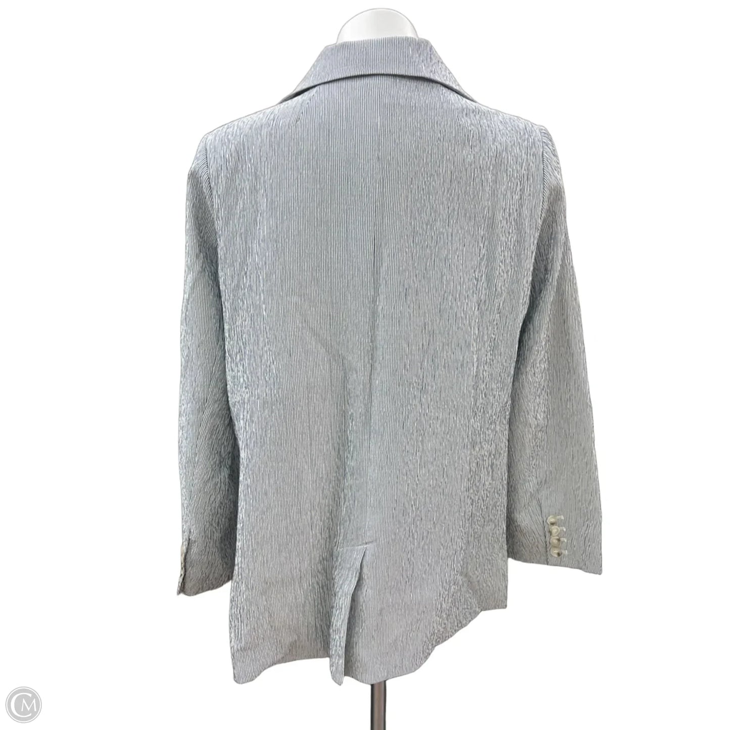 Blazer By Andthewhy In Striped Pattern, Size: L