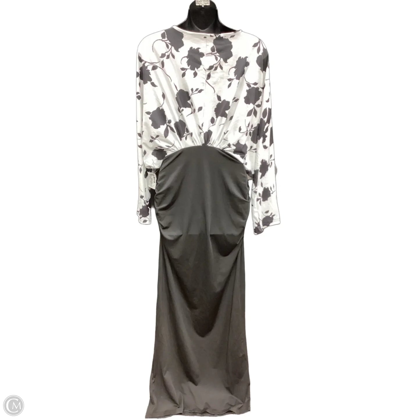 Dress Casual Maxi By Shein In Black & White, Size: Xl
