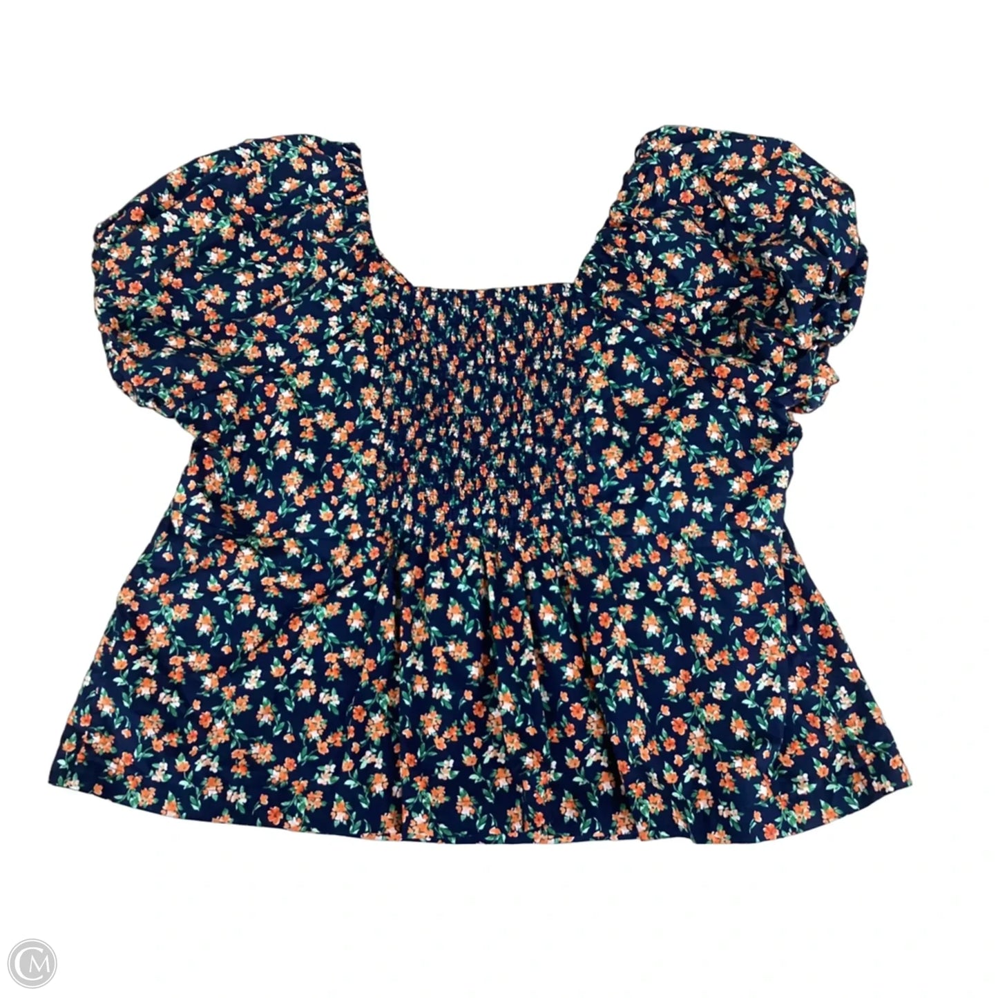 Top Short Sleeve By Old Navy In Floral Print, Size: 3x