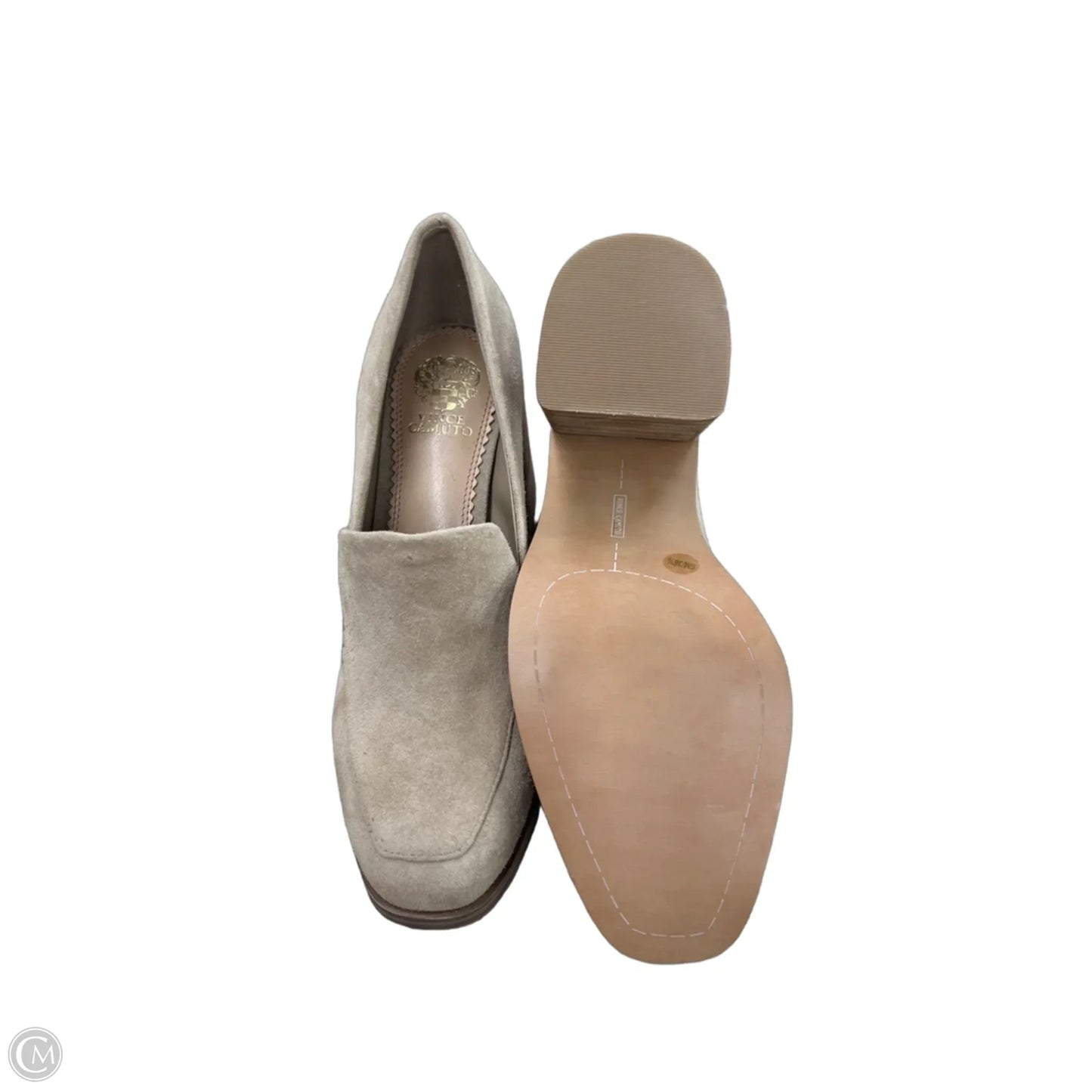 Shoes Heels Block By Vince Camuto In Beige, Size: 6.5