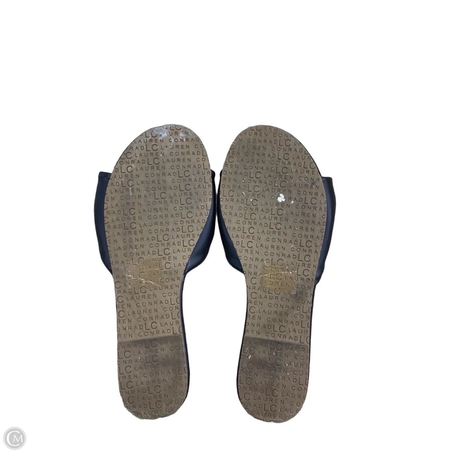 Sandals Flats By Lc Lauren Conrad In Black, Size: 7