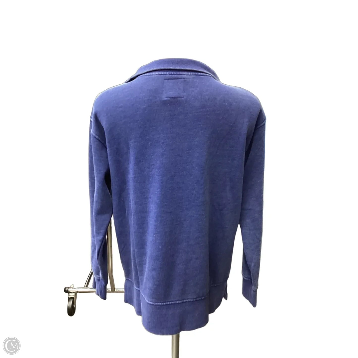 Sweatshirt Collar By Clothes Mentor In Blue, Size: S