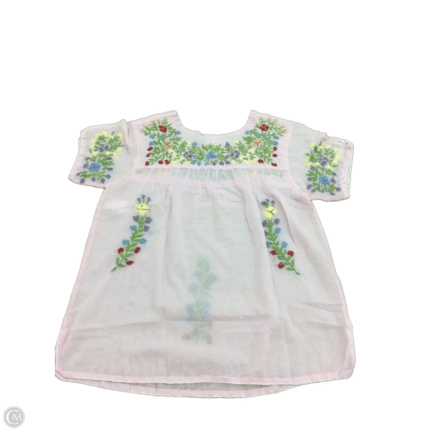 Top Short Sleeve By Clothes Mentor In Pink, Size: M
