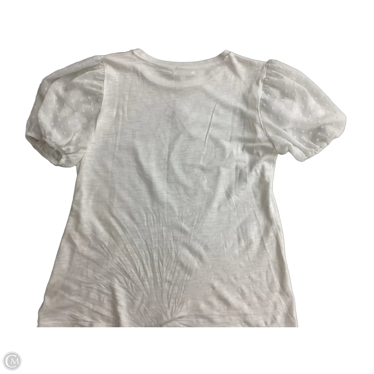 Blouse Short Sleeve By Maurices In White, Size: S