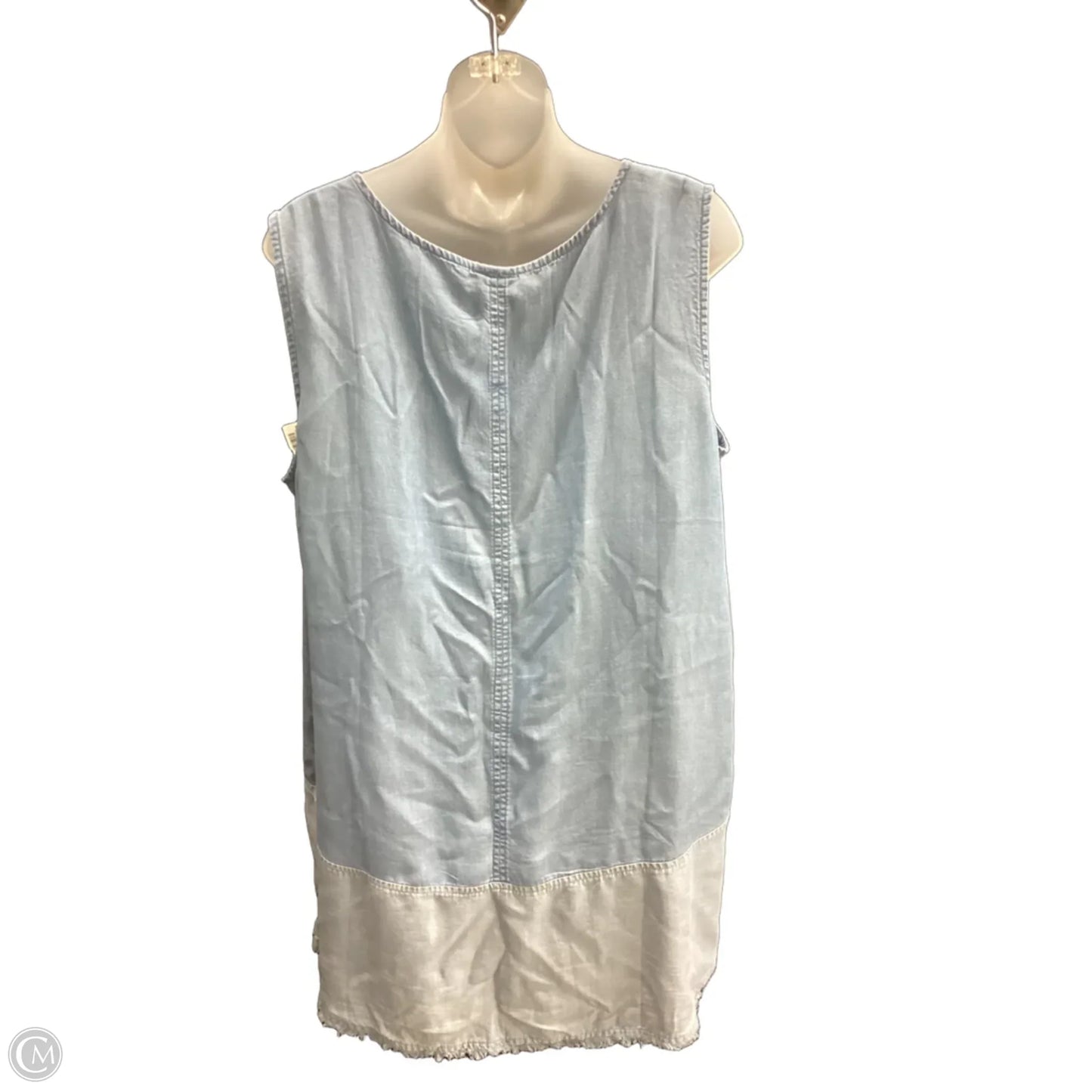 Blouse Sleeveless By J. Jill In Blue, Size: 2x