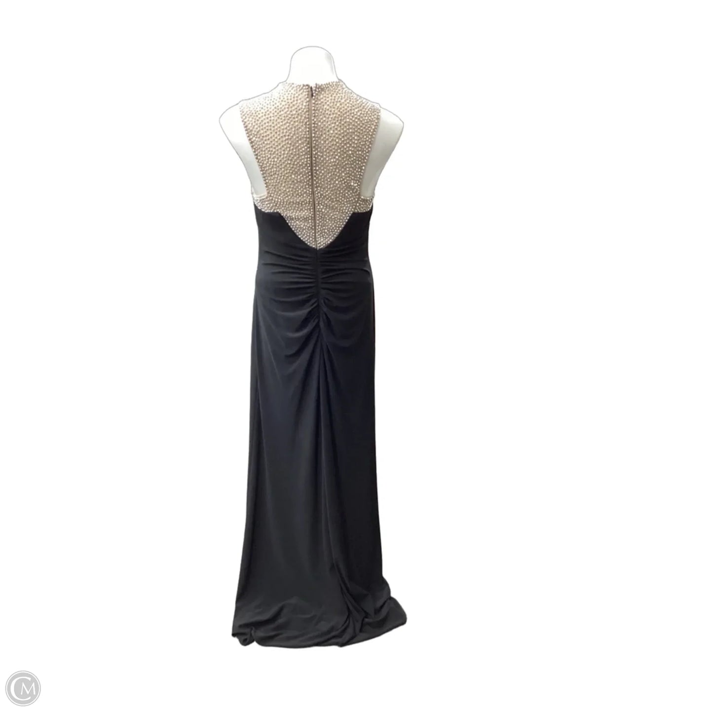 Dress Party Long By Clothes Mentor In Black, Size: 10