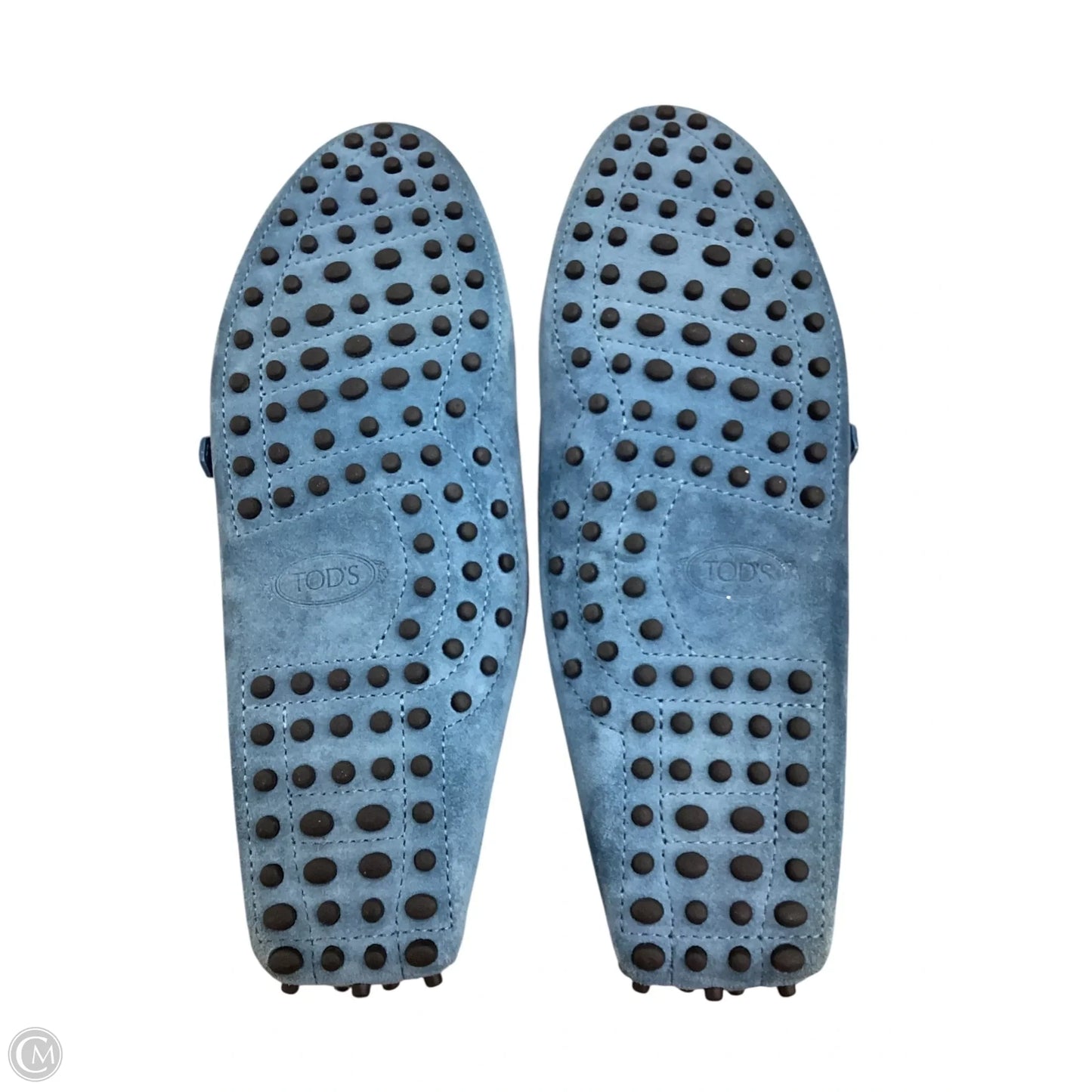 Shoes Luxury Designer By Tods In Blue, Size: 8