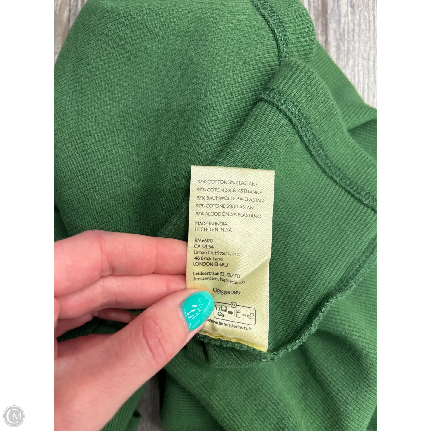 Top Long Sleeve By Maeve In Green, Size: L