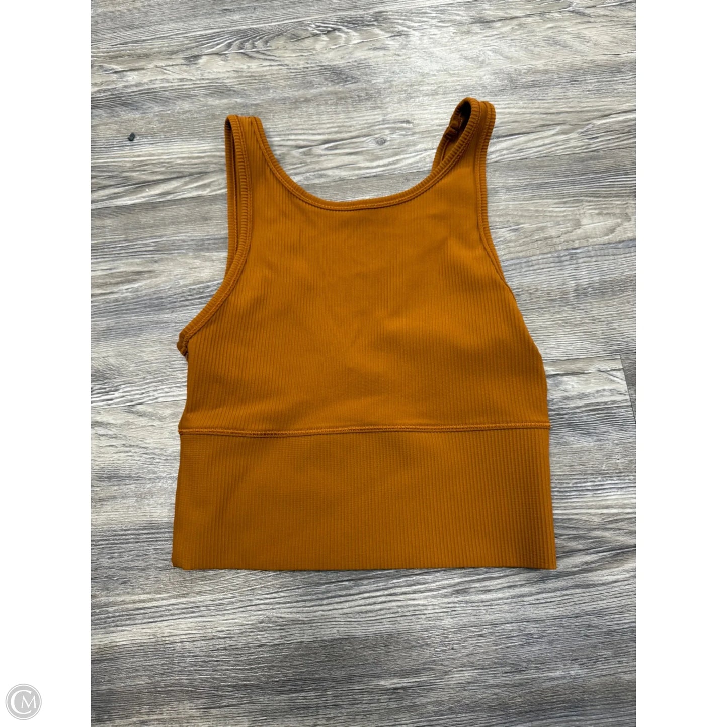 Athletic Tank Top By Lululemon In Yellow, Size: Xs