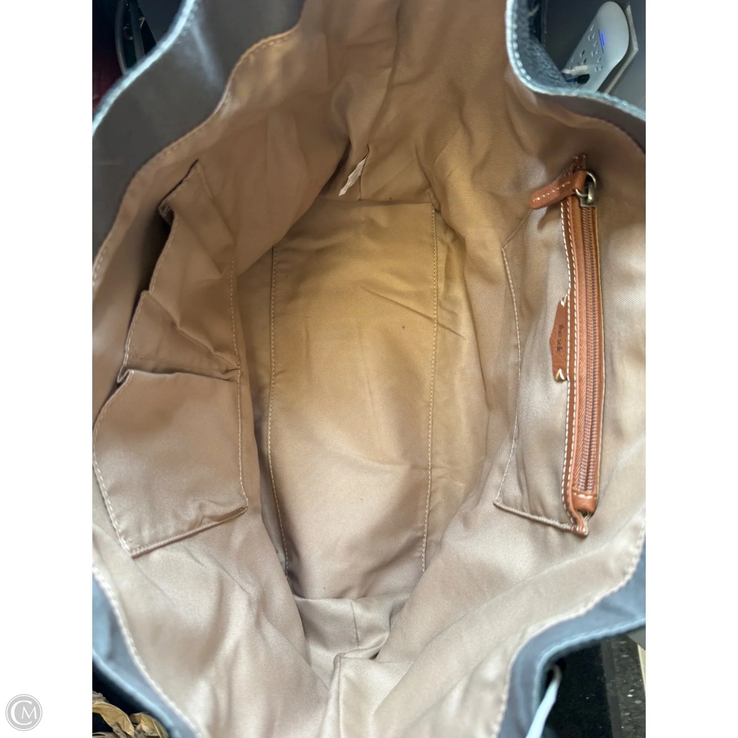 Handbag Leather By The Sak, Size: Large