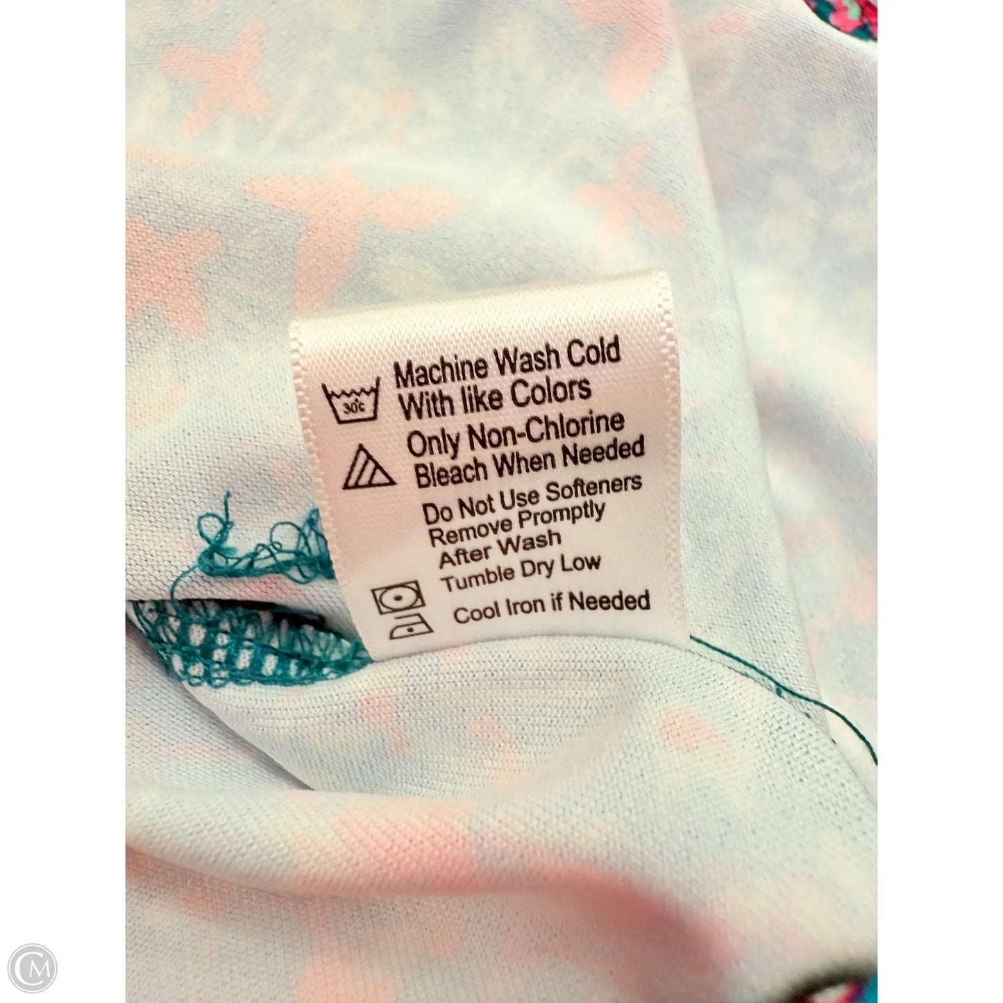 Athletic Tank Top By Pebble Beach In Blue & Pink, Size: Xl