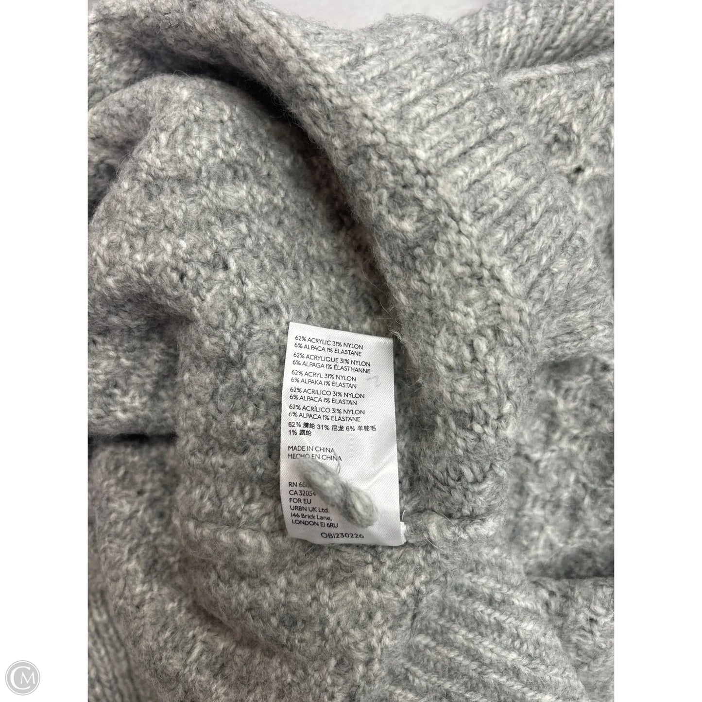 Sweater By Anthropologie In Grey, Size: Xs