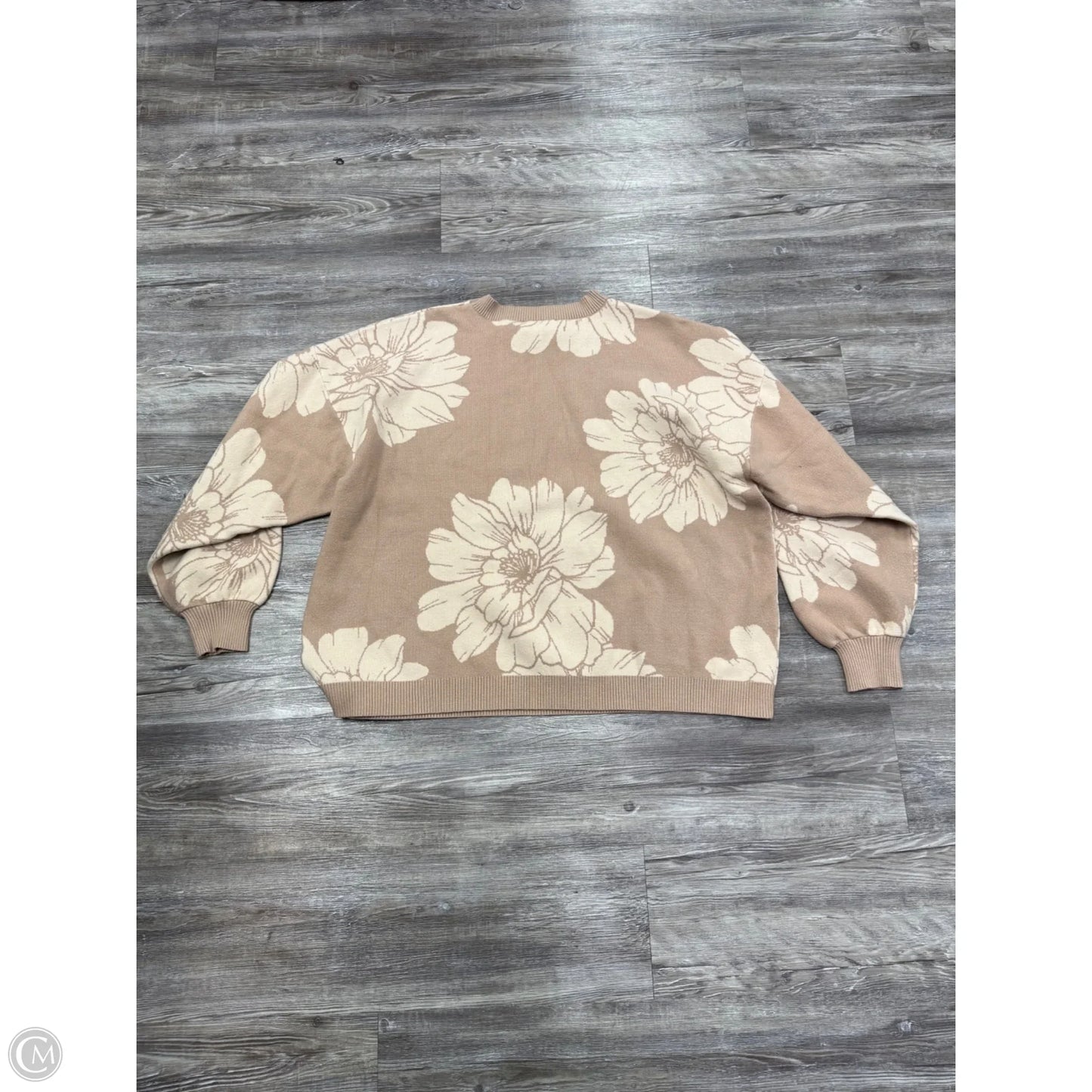 Sweater By Eloquii In Floral Print, Size: 3x