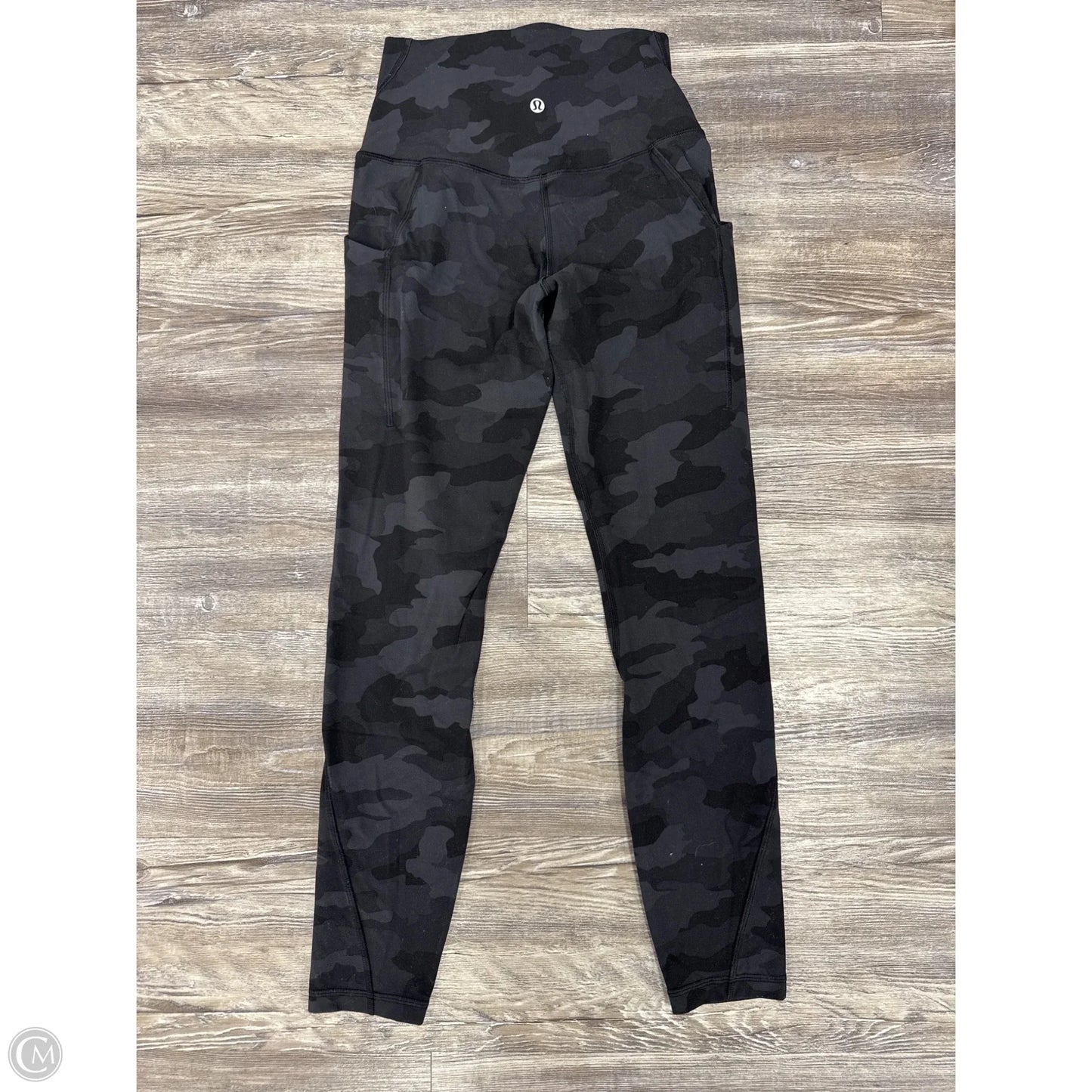 Athletic Leggings By Lululemon In Camouflage Print, Size: 4