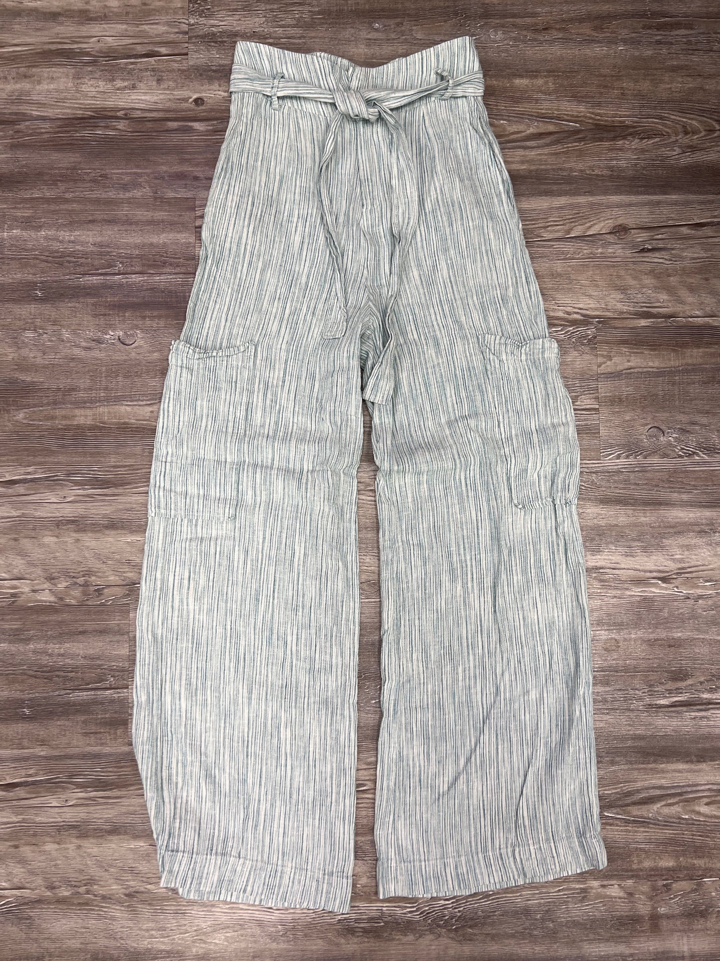 Blue & Green Pants Cargo & Utility Cmb, Size S