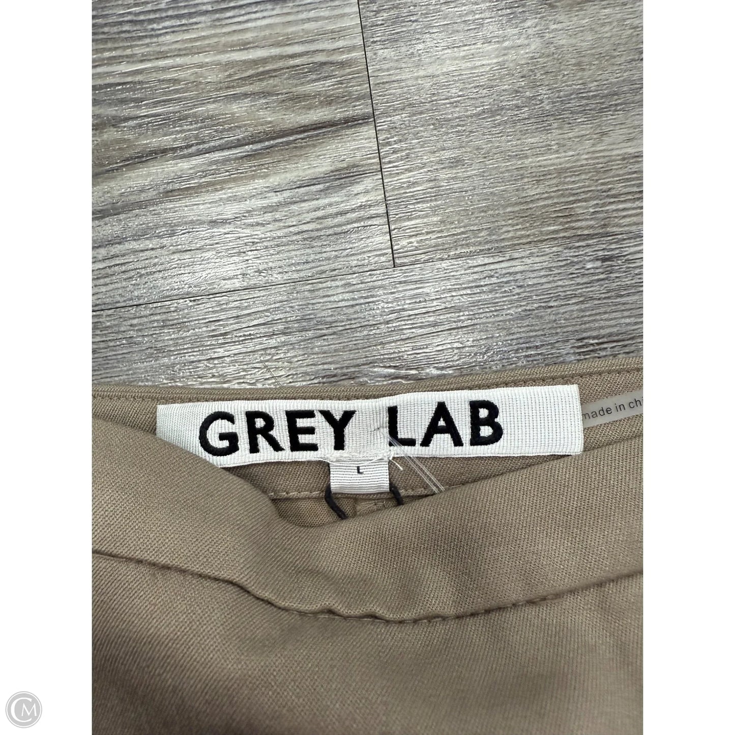 Skort By Grey Lab In Brown & Tan, Size: L