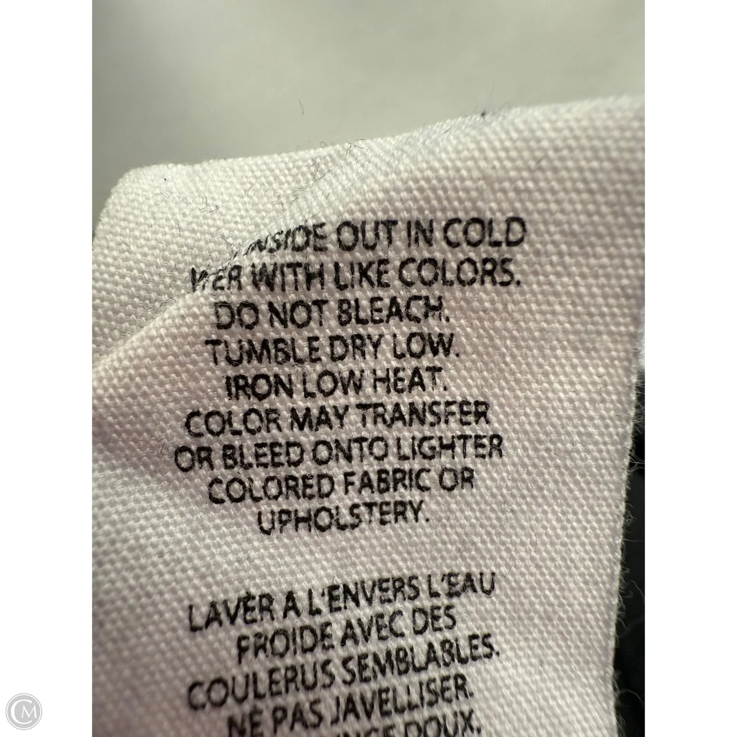 Jeans Straight By Frame In Black Denim, Size: 10