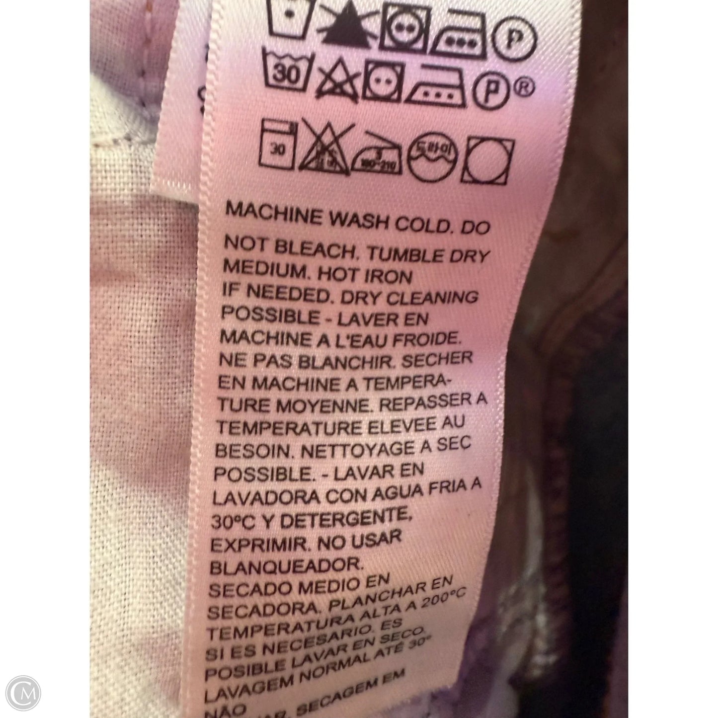 Jeans Wide Leg By Levis In Blue Denim, Size: 2