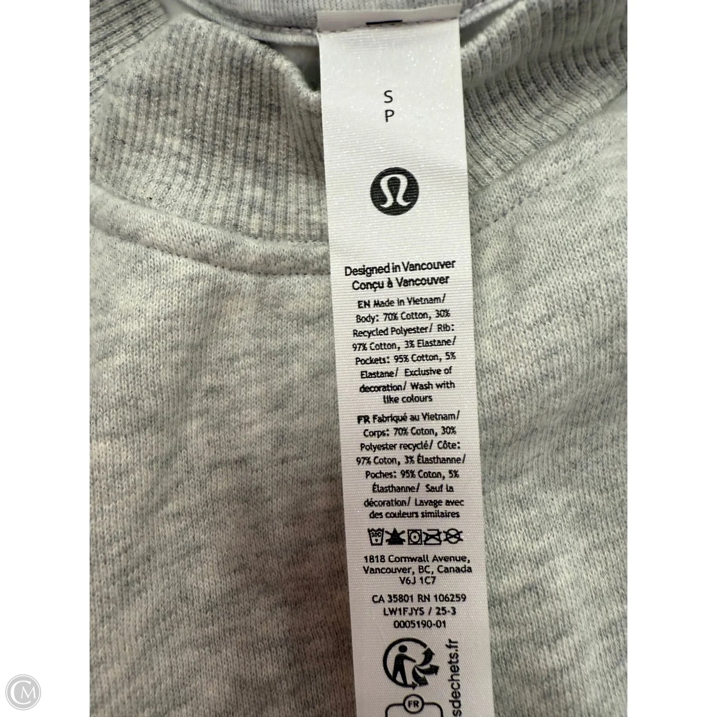 Athletic Dress By Lululemon In Grey, Size: S