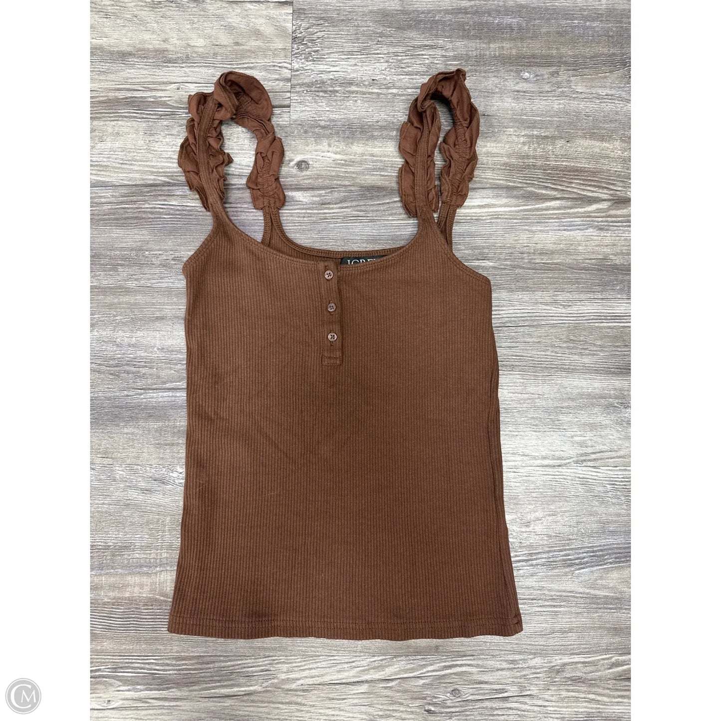 Top Sleeveless By J. Crew In Brown, Size: Xs